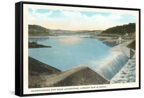 Quemahoning Dam, Pennsylvania-null-Framed Stretched Canvas