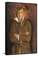 Quentin Crisp, 1998-99-Stevie Taylor-Framed Stretched Canvas