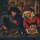 'The Moneylender and his Wife', 1514-Quentin Metsys I-Giclee Print