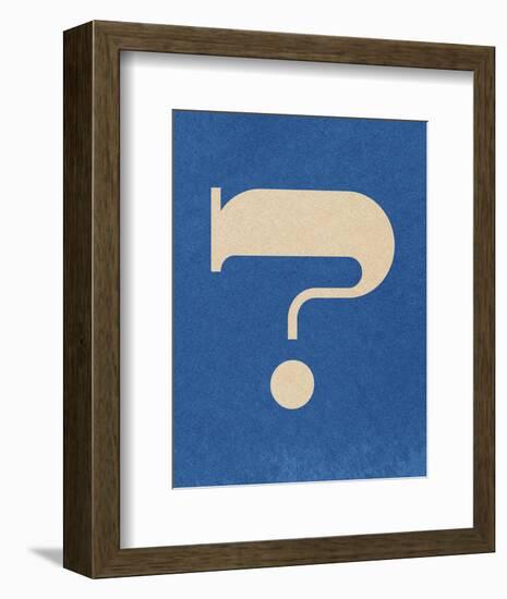 Question Mark-null-Framed Giclee Print