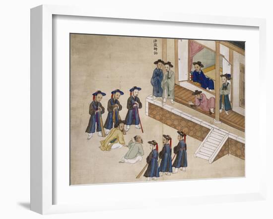 Questioning a Prisoner-Kim Junkeun-Framed Giclee Print