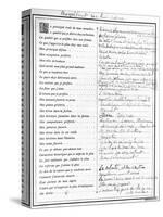 Questionnaire Completed by Marcel Proust, 1890-Marcel Proust-Stretched Canvas