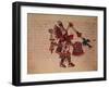 Quetzalcoatl, the Plumed Serpent, God of the Wind, Learning and the Priesthood-null-Framed Giclee Print