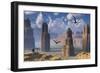 Quetzalcoatlus Dwelling Place-null-Framed Art Print