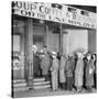 Queue for a Soup Kitchen for the Unemployed in Chicago, C.1933-null-Stretched Canvas