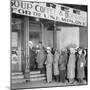Queue for a Soup Kitchen for the Unemployed in Chicago, C.1933-null-Mounted Photographic Print