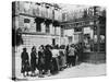 Queue of Women Outside a Dairy Shop, German-Occupied Paris, 28 June 1940-null-Stretched Canvas