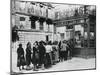 Queue of Women Outside a Dairy Shop, German-Occupied Paris, 28 June 1940-null-Mounted Photographic Print