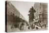 Queue Outside a Grocer's Shop, Siege of Paris, Franco-Prussian War, 1870-1871-null-Stretched Canvas