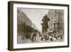Queue Outside a Grocer's Shop, Siege of Paris, Franco-Prussian War, 1870-1871-null-Framed Giclee Print