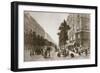 Queue Outside a Grocer's Shop, Siege of Paris, Franco-Prussian War, 1870-1871-null-Framed Giclee Print