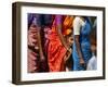 Queue to Receive Relief Materials in Vilunthamavadi Village-null-Framed Premium Photographic Print