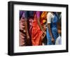 Queue to Receive Relief Materials in Vilunthamavadi Village-null-Framed Photographic Print