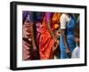 Queue to Receive Relief Materials in Vilunthamavadi Village-null-Framed Photographic Print