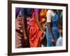 Queue to Receive Relief Materials in Vilunthamavadi Village-null-Framed Photographic Print
