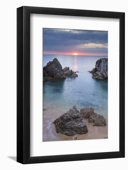 Quiberon Peninsula, Cote Sauvage, Cote De Morbihan, Brittany, France, Europe-Markus Lange-Framed Photographic Print