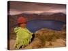 Quichua Indian Child, Quilatoa Crater Lake, Ecuador-Pete Oxford-Stretched Canvas