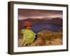 Quichua Indian Child, Quilatoa Crater Lake, Ecuador-Pete Oxford-Framed Photographic Print