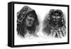 Quichua Indians, South America, 19th Century-Edouard Riou-Framed Stretched Canvas