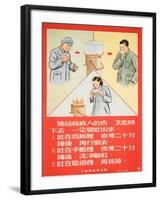 Quick Disposal of Sputum Prevents the Spread of TB-null-Framed Art Print