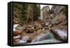 Quick Stop at Vernal Falls-Vincent James-Framed Stretched Canvas