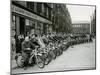 Quickly Club Assembles Outside Andy Mcneil Shop, June 1956-null-Mounted Premium Photographic Print