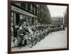 Quickly Club Assembles Outside Andy Mcneil Shop, June 1956-null-Framed Photographic Print