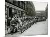 Quickly Club Assembles Outside Andy Mcneil Shop, June 1956-null-Mounted Photographic Print