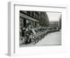 Quickly Club Assembles Outside Andy Mcneil Shop, June 1956-null-Framed Photographic Print