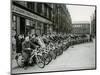 Quickly Club Assembles Outside Andy Mcneil Shop, June 1956-null-Mounted Photographic Print