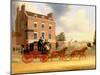 Quicksilver Royal Mail Passing the Star and Garter at Kew Bridge, 1835-James Pollard-Mounted Giclee Print