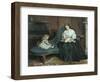 Quiet Afternoon Together-George Goodwin Kilburne-Framed Giclee Print