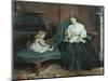 Quiet Afternoon Together-George Goodwin Kilburne-Mounted Giclee Print