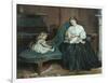 Quiet Afternoon Together-George Goodwin Kilburne-Framed Giclee Print