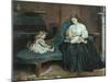 Quiet Afternoon Together-George Goodwin Kilburne-Mounted Giclee Print