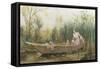 Quiet Backwater-Alfred Augustus Glendenning-Framed Stretched Canvas