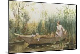 Quiet Backwater-Alfred Augustus Glendenning-Mounted Giclee Print