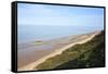 Quiet Beach Between Cromer and Overstrand, Norfolk, England, United Kingdom, Europe-Mark Sunderland-Framed Stretched Canvas