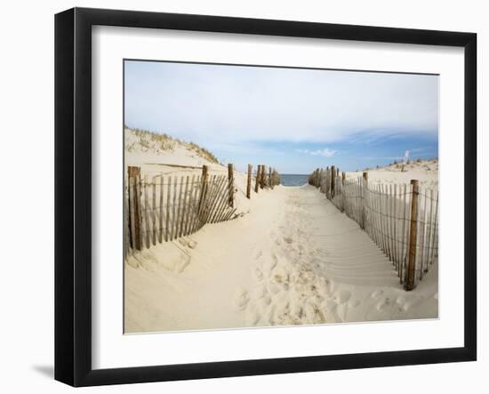 Quiet Beach-Stephen Mallon-Framed Premium Photographic Print