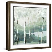 Quiet Birch Forest II-null-Framed Art Print