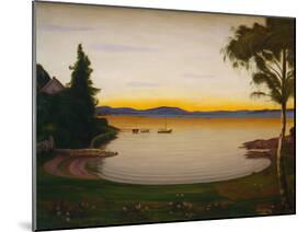Quiet Evening, Naersnes, 1932-Harald Oscar Sohlberg-Mounted Giclee Print