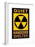 Quiet Hangover Shelter-null-Framed Poster