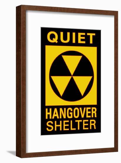 Quiet Hangover Shelter-null-Framed Poster