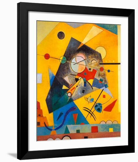 Quiet Harmony-Wassily Kandinsky-Framed Art Print