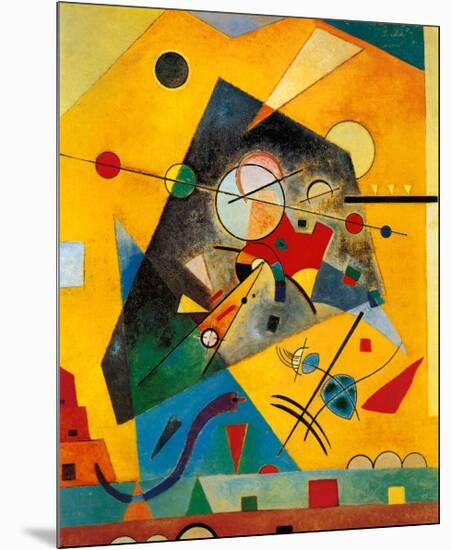 Quiet Harmony-Wassily Kandinsky-Mounted Art Print