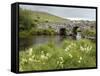 Quiet Man Bridge, Near Maam Cross, Connemara, County Galway, Connacht, Republic of Ireland-Gary Cook-Framed Stretched Canvas