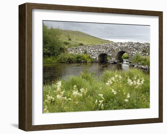 Quiet Man Bridge, Near Maam Cross, Connemara, County Galway, Connacht, Republic of Ireland-Gary Cook-Framed Photographic Print