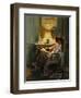 Quiet Moments, (Oil on Canvas)-Delphin Enjolras-Framed Giclee Print