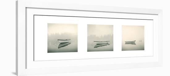 Quiet Morning Triptych-Michael Kahn-Framed Art Print