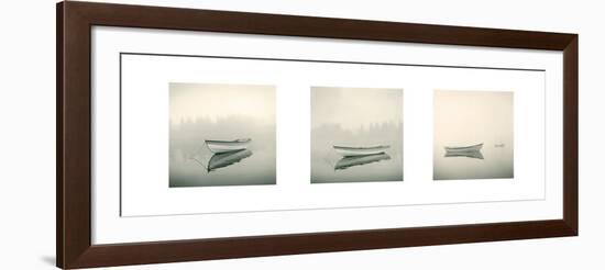 Quiet Morning Triptych-Michael Kahn-Framed Art Print